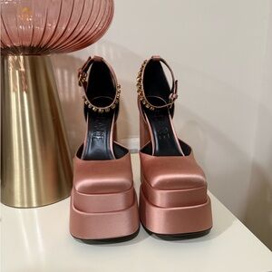 Versace Medusa Platform Heels